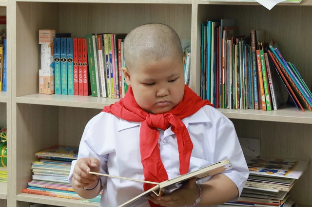Khai giảng lớp học đặc biệt ở TPHCM tiếp nghị lực cho bệnh nhi ung thư- Ảnh 6. Khai giảng lớp học đặc biệt ở TPHCM tiếp nghị lực cho bệnh nhi ung thư- Ảnh 6.