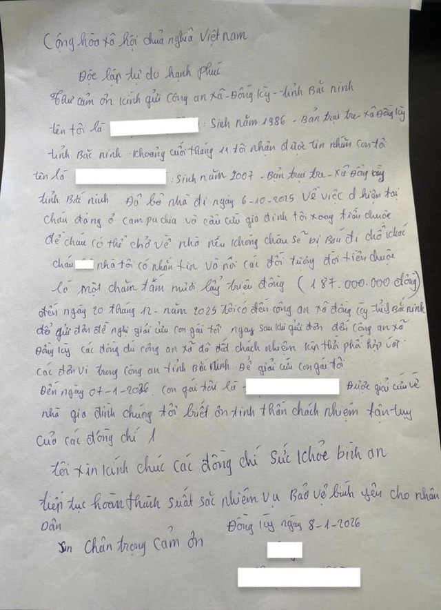 Giải cứu thiếu nữ bị lừa sang Campuchia- Ảnh 1. Giải cứu thiếu nữ bị lừa sang Campuchia- Ảnh 1.