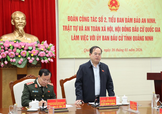 Thượng tướng Lê Tấn Tới: Không để bị động, bất ngờ trong bảo đảm an ninh bầu cử tại Quảng Ninh- Ảnh 2.