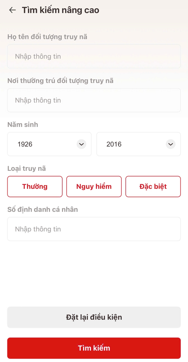 Người dân có thể tra cứu thông tin truy nã như thế nào trên VNeID?- Ảnh 4.