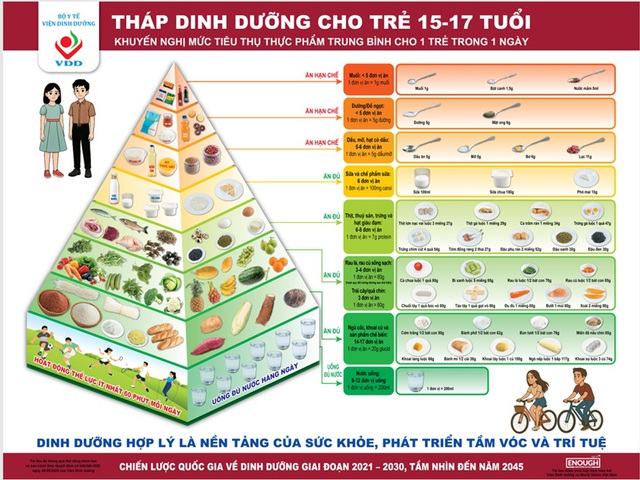 Dinh dưỡng học đường theo tháp dinh dưỡng: Nền tảng cho thể lực, trí lực và tầm vóc tương lai- Ảnh 2.