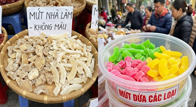 Mứt Tết '3 không' tràn lan chợ mạng: Cách nhận biết mứt tẩm màu hóa học và mứt sạch- Ảnh 1.