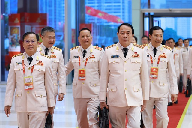 Hình ảnh đại biểu dự Đại hội XIV của Đảng trong ngày làm việc thứ ba- Ảnh 4.