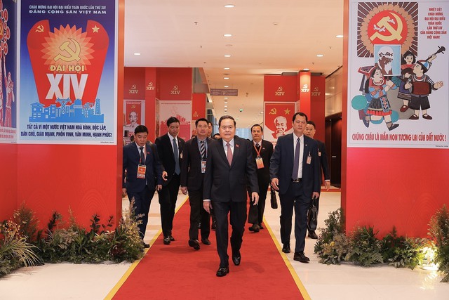 Hình ảnh đại biểu dự Đại hội XIV của Đảng trong ngày làm việc thứ ba- Ảnh 2.