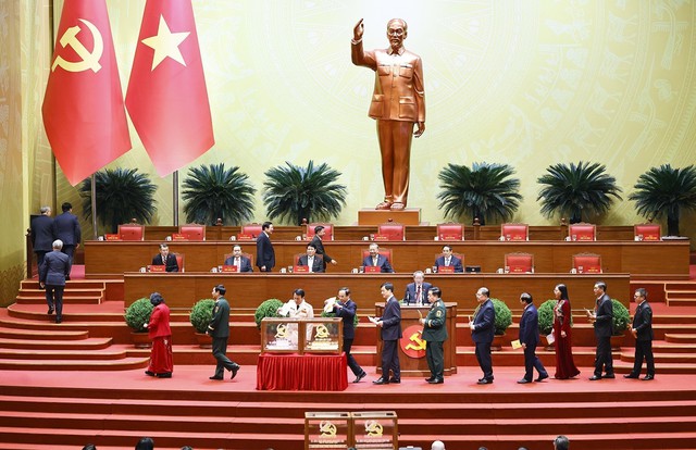 Hình ảnh bầu Ban Chấp hành Trung ương Đảng khóa XIV- Ảnh 10. Hình ảnh bầu Ban Chấp hành Trung ương Đảng khóa XIV- Ảnh 10.