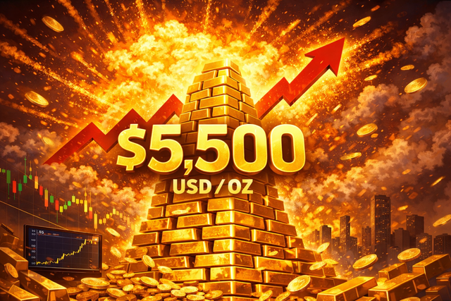 Giá vàng thế giới áp sát 5.500 USD, bạc cũng đạt mức lịch sử- Ảnh 1.