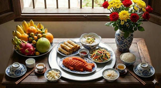 5 món ngon, chuẩn vị trong mâm cỗ chay cúng ông Công ông Táo- Ảnh 2.