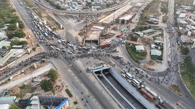 Hầm chui HC1-02 nút giao An Phú khi nào thông xe?- Ảnh 2.