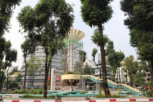 Diện mạo Hồ Con Rùa sau một tuần chỉnh trang- Ảnh 2.