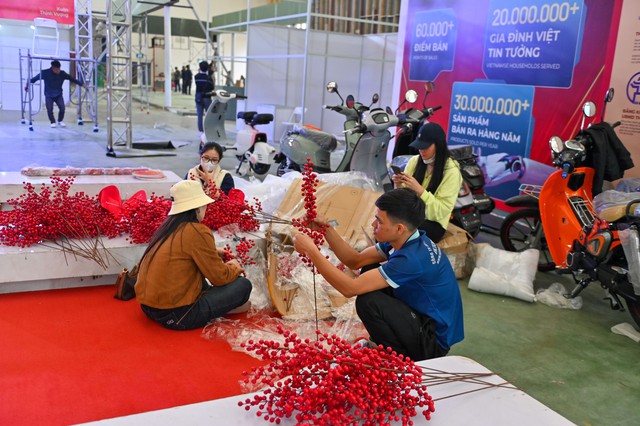 Hình ảnh mới nhất về Hội chợ Mùa Xuân 2026 trước ngày khai mạc- Ảnh 2.