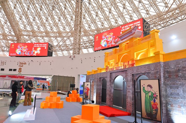 Hình ảnh mới nhất về Hội chợ Mùa Xuân 2026 trước ngày khai mạc- Ảnh 3.