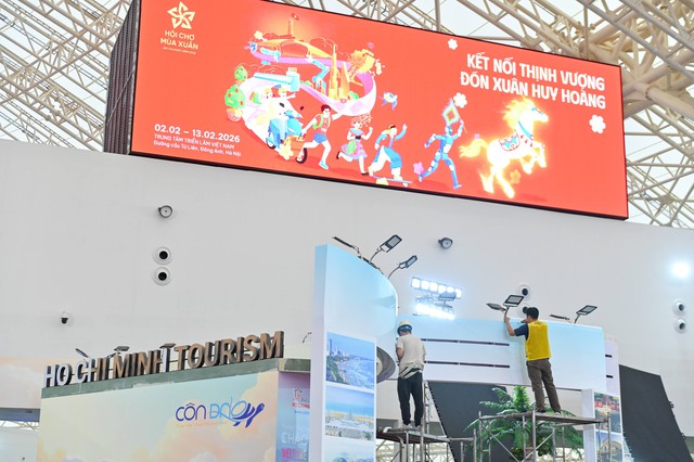 Hình ảnh mới nhất về Hội chợ Mùa Xuân 2026 trước ngày khai mạc- Ảnh 6.