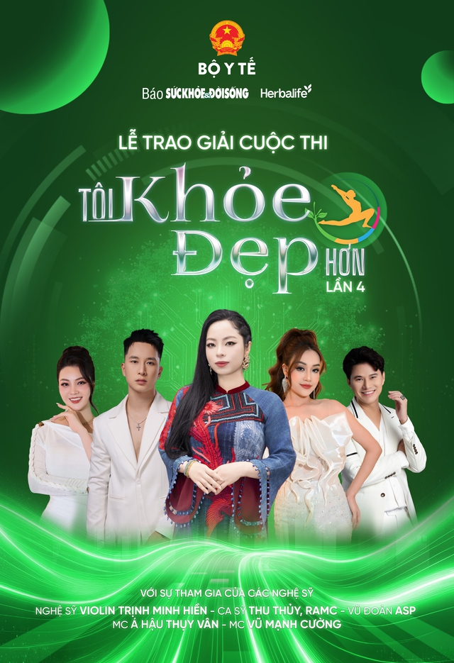 Đếm ngược Lễ trao giải Tôi khỏe đẹp hơn ngày 07/1: Đêm tỏa sáng của những hành trình sống khỏe- Ảnh 1.