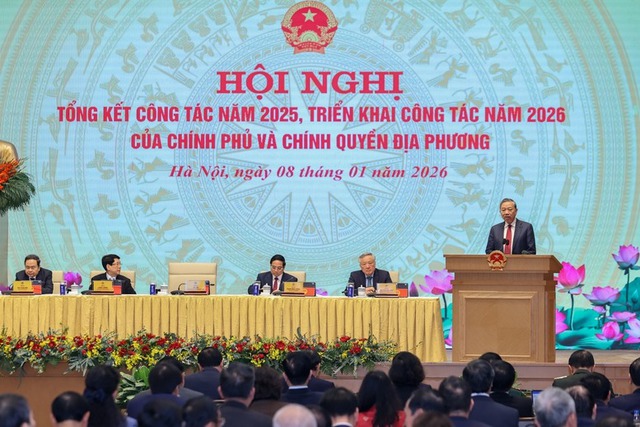 Phát biểu của Tổng Bí thư Tô Lâm tại Hội nghị tổng kết công tác năm 2025, triển khai công tác năm 2026 của Chính phủ và chính quyền địa phương- Ảnh 2.