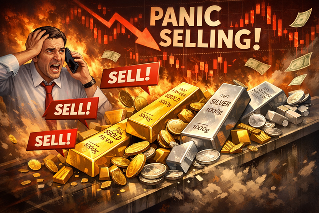 Bán tháo vàng, bạc là không thể tránh khỏi- Ảnh 1. Bán tháo vàng, bạc là không thể tránh khỏi- Ảnh 1.