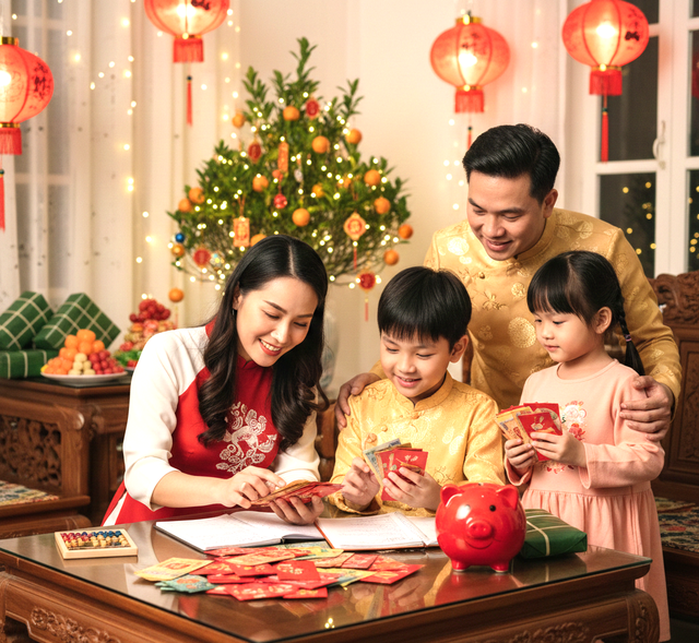 Tiền lì xì của con: Giữ hộ hay để con tự quản?- Ảnh 1.