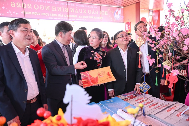 Nghệ An khai mạc Hội báo Xuân Bính Ngọ 2026: Báo chí đồng hành phát triển quê hương- Ảnh 5.