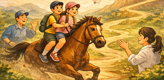 Từ biểu tượng Ngựa năm mới đến bài học về sự bền bỉ cho trẻ- Ảnh 1.