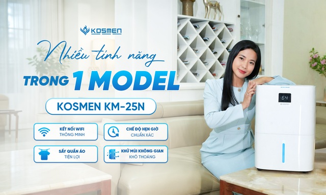 Diễn viên Đàm Hằng tin chọn máy hút ẩm kiêm lọc không khí Kosmen- Ảnh 3.