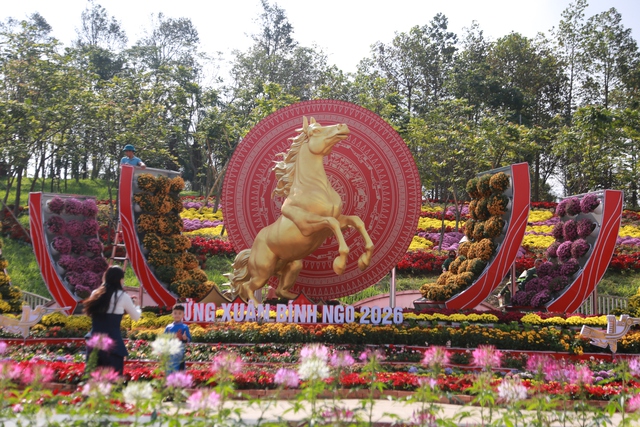 Ngựa vàng bứt phá giữa đường hoa Nghệ An- Ảnh 4.