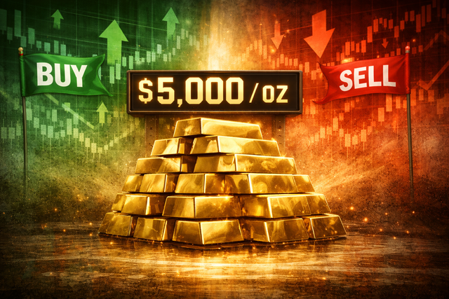 Giá vàng thế giới vượt 5.000 USD, giới phân tích cảnh báo biến động vẫn chưa kết thúc- Ảnh 1.