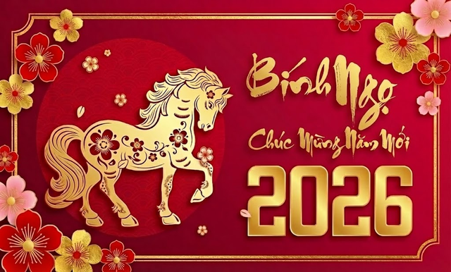 Những mẫu thiệp chúc Tết Bính Ngọ 2026 đẹp nhất- Ảnh 1. Những mẫu thiệp chúc Tết Bính Ngọ 2026 đẹp nhất- Ảnh 1.