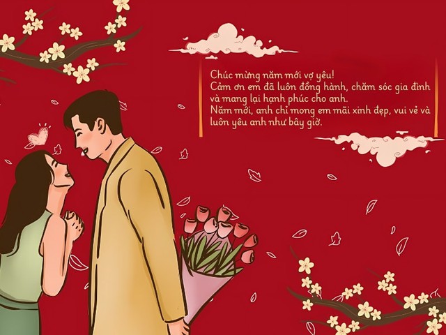 Những lời chúc Tết Bính Ngọ 2026 tặng vợ chồng và người yêu- Ảnh 1. Những lời chúc Tết Bính Ngọ 2026 tặng vợ chồng và người yêu- Ảnh 1.
