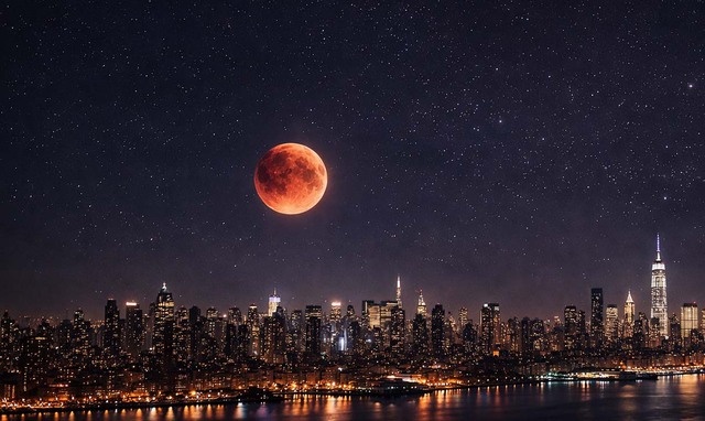 Hướng dẫn quan sát Mặt Trăng màu đỏ thẫm sau Tết Nguyên đán- Ảnh 1. Hướng dẫn quan sát Mặt Trăng màu đỏ thẫm sau Tết Nguyên đán- Ảnh 1.