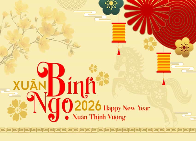 Những mẫu thiệp chúc Tết Bính Ngọ 2026 đẹp nhất- Ảnh 18. Những mẫu thiệp chúc Tết Bính Ngọ 2026 đẹp nhất- Ảnh 18.