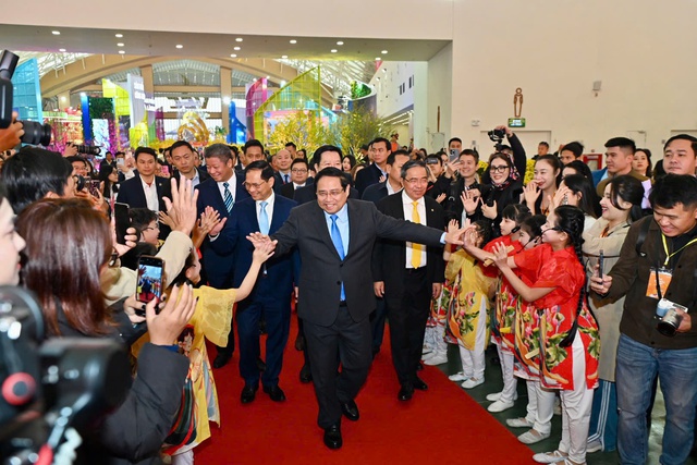 Thủ tướng Phạm Minh Chính dự Lễ khai mạc Hội chợ Mùa Xuân 2026- Ảnh 1. Thủ tướng Phạm Minh Chính dự Lễ khai mạc Hội chợ Mùa Xuân 2026- Ảnh 1.