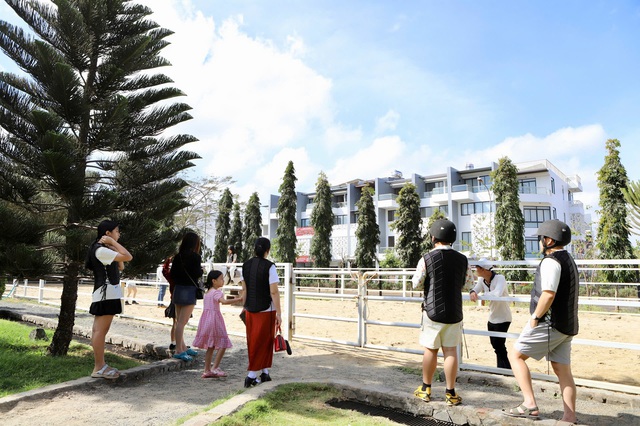 Du khách xếp hàng chờ cưỡi ngựa cầu may Tết Bính Ngọ- Ảnh 3.