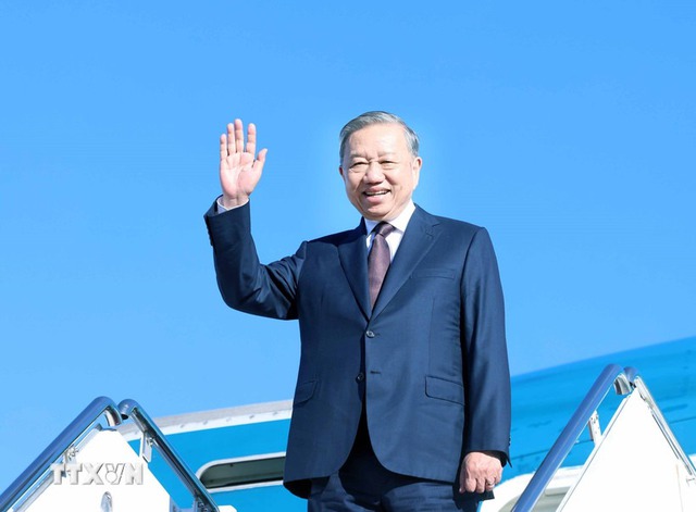 Tổng Bí thư Tô Lâm kết thúc chuyến tham dự Cuộc họp Khai mạc Hội đồng Hòa bình về Gaza tại Hoa Kỳ- Ảnh 1.