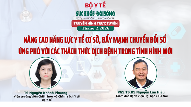 Truyền hình trực tuyến: Nâng cao năng lực y tế cơ sở, đẩy mạnh chuyển đổi số ứng phó với các thách thức dịch bệnh trong tình hình mới- Ảnh 1.