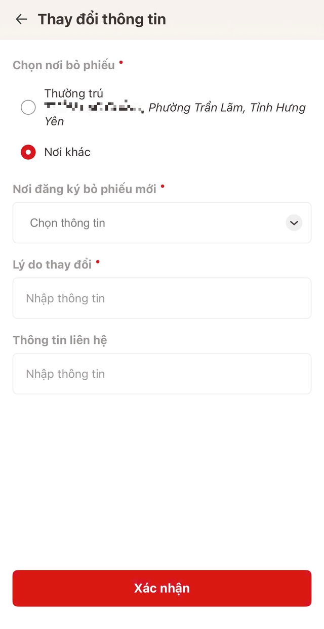 Chỉ vài bước trên VNeID, cử tri có thể đăng ký thay đổi nơi bỏ phiếu- Ảnh 6.