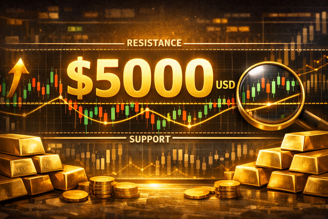 Giá vàng thế giới biến động quanh mức 5.000 USD- Ảnh 1.