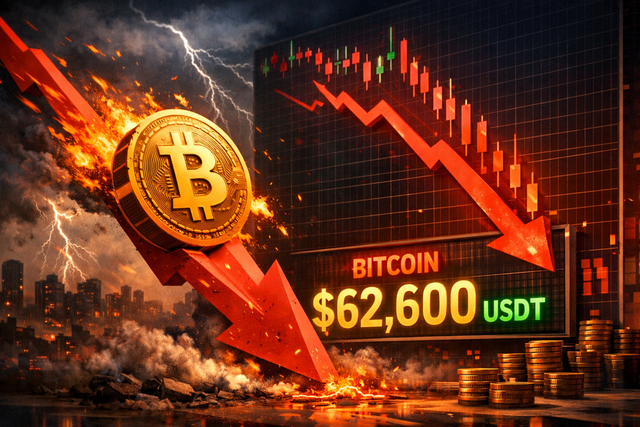 Bitcoin bị bán tháo dữ dội còn 62.600 USDT, chỉ 24 giờ mất trên 13% giá trị- Ảnh 1.