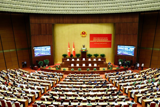 Hội nghị toàn quốc nghiên cứu, học tập, quán triệt và triển khai Nghị quyết Đại hội XIV của Đảng- Ảnh 1.