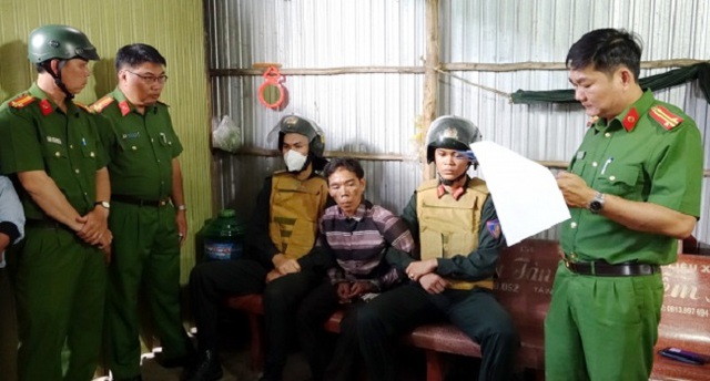 Bắt đối tượng kích động và ngăn cản việc thu hồi đất dự án đã được phê duyệt- Ảnh 1.