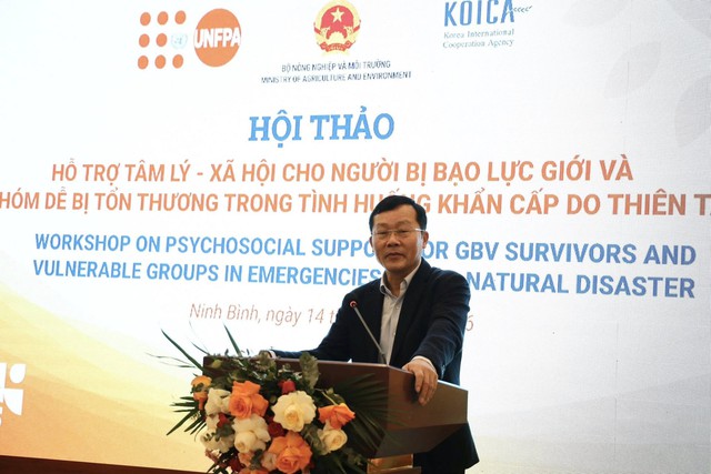 Hỗ trợ tâm lý cho người dễ bị tổn thương do thiên tai- Ảnh 1. Hỗ trợ tâm lý cho người dễ bị tổn thương do thiên tai- Ảnh 1.