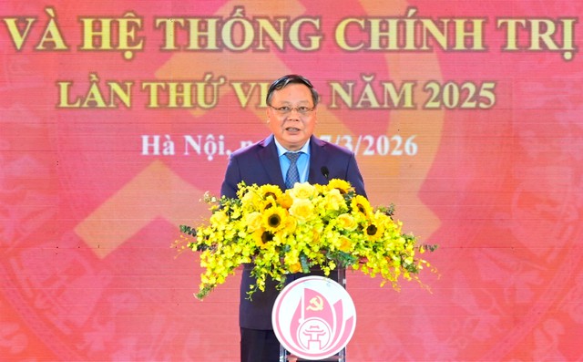 Trao 34 giải báo chí về xây dựng Đảng và hệ thống chính trị Thủ đô- Ảnh 1.