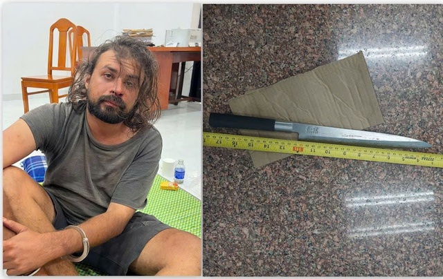 Bắt giữ du khách nước ngoài đâm trọng thương thiếu tá công an tại Mũi Né- Ảnh 1. Bắt giữ du khách nước ngoài đâm trọng thương thiếu tá công an tại Mũi Né- Ảnh 1.