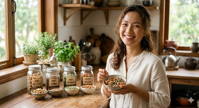 4 loại hạt tốt cho làn da khỏe mạnh- Ảnh 1.