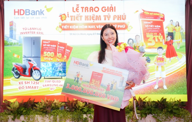 HDBank trao giải 'Tiết kiệm Tỷ phú': Nhân bội niềm vui từ những giá trị tích lũy- Ảnh 3.