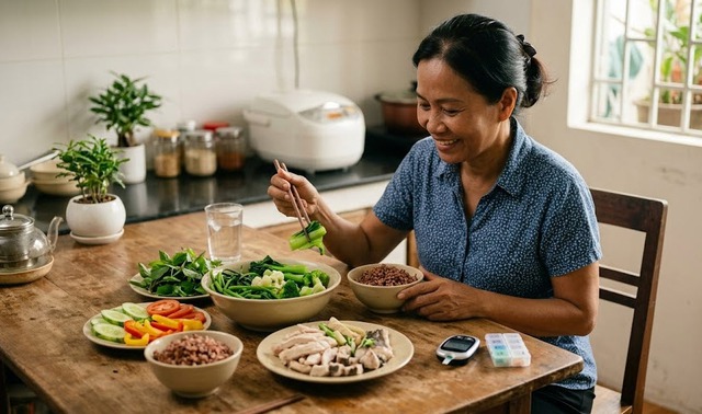 Vì sao ăn uống ảnh hưởng trực tiếp đến đường huyết?- Ảnh 1.