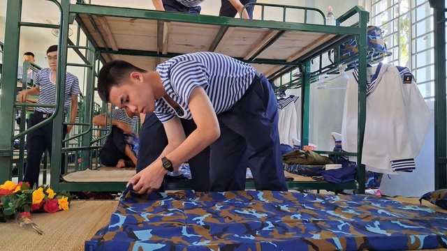 Ngày đầu tiên của tân binh ở Vùng 3 Hải quân- Ảnh 3.
