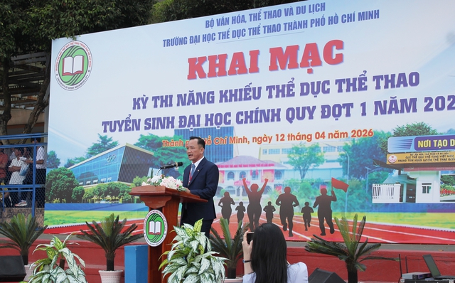 TP.HCM: Hơn 4.000 thí sinh dự thi năng khiếu ngành thể dục thể thao- Ảnh 1.