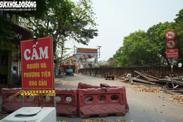 Cầu Long Biên có kịp hoàn thành sữa chữa cuối tháng 5?- Ảnh 5. Cầu Long Biên có kịp hoàn thành sữa chữa cuối tháng 5?- Ảnh 5.