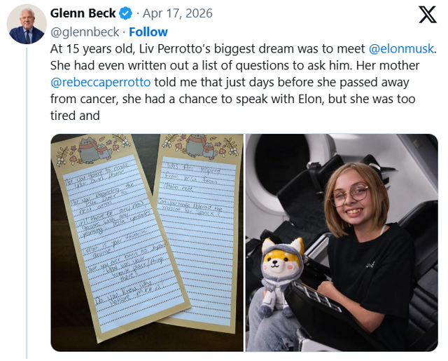 Nghĩa cử xúc động của Elon Musk với bé gái mới qua đời vì ung thư- Ảnh 1.