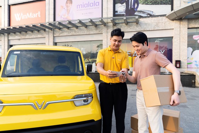 VinFast EC Van: Mẫu xe chuẩn bài cho tiểu thương, chở hàng nhanh gọn, tối ưu chi phí- Ảnh 1.