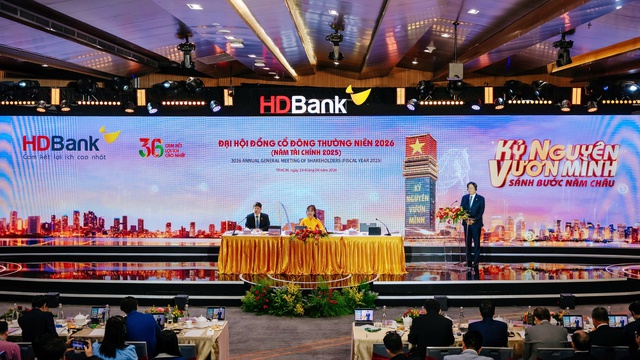 ĐHĐCĐ HDBank 2026: Lợi nhuận kế hoạch tăng 41%, quy mô tiệm cận 1,2 triệu tỷ đồng, mở rộng hợp tác quốc tế và phát hành riêng lẻ thu hút nhà đầu tư nước ngoài- Ảnh 2.